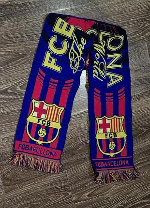 Шарф болельщика fc barcelona