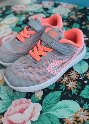 Nike revolution 3 ppsv - детская спортивная обувь nike из ткани