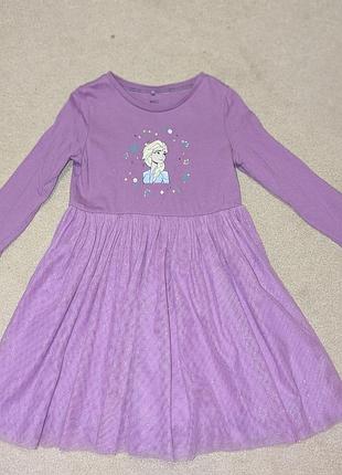 Детское платье 5-6 лет анна и эльза.
