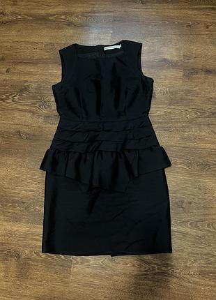 Коротка багатошарова сукня-олівець reiss , з баскою  розмір uk 8