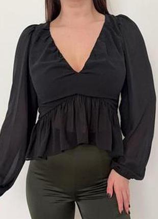 Очень красивая блузочка блузка рубашка рубашка с рюшей