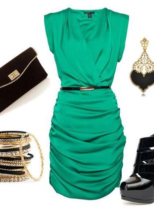 Яркое платье от mango suit