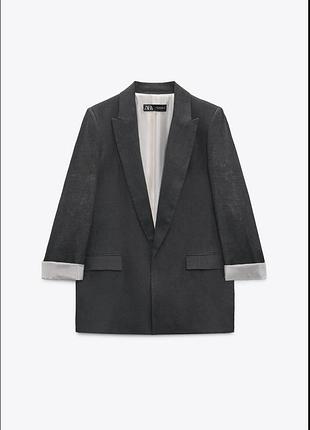 Лляний жакет від zara