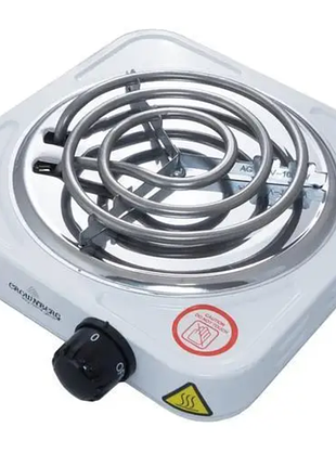 Электроплита crownberg св-3740 1000w спиральная, новая