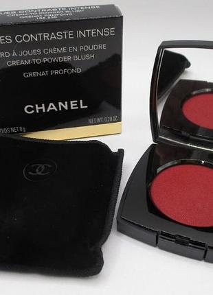 Оригінальні chanel joues contraste intense рум'яна відтінок:grenat profond🍇