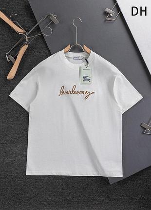 Футболка burberry з лого на грудях