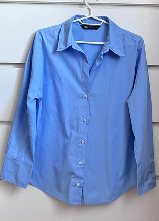 Бавовняна жіноча сорочка zara розмір s