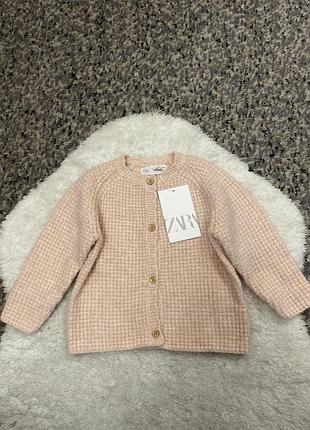 Кофта на ґудзиках для дівчинки zara 180925