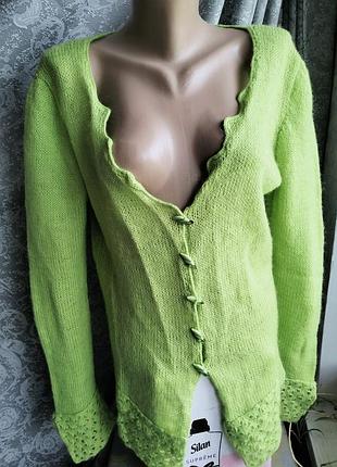 Оригинальная кофта на пуговицах, кардиган