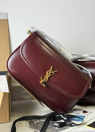 Сумка жіноча шкіряна маленька бордова