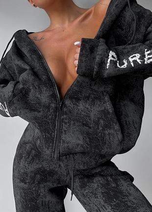 Теплий спортивний костюм варенка