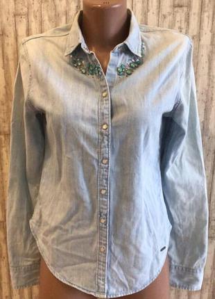 Сорочка джинсова