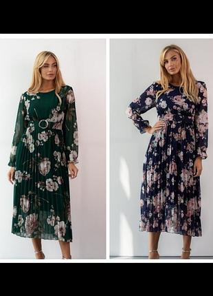 Шифоновое платье