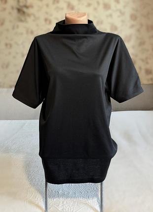 🖤👌🕳️ cos - женская футболка топ из гладкого хлопка 2