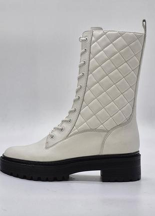 Женские ботинки what for белого цвета (marini)