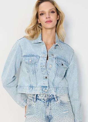 Джинсовка зі стразами