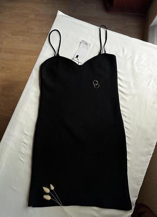 Сукня в рубчик