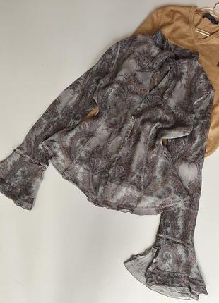 Marc cain блуза із зав'язками