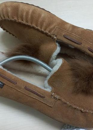 Тапочки домашние осень-зима замш овчина жен.38-39р ugg вьетнам 5