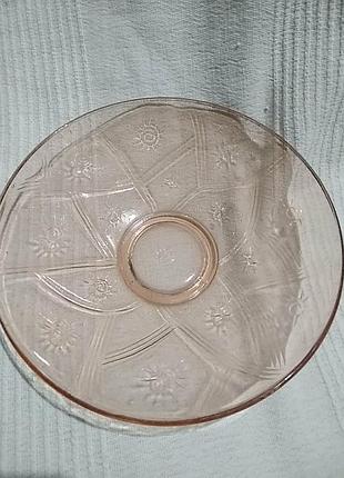 Посуда 70-х. цветное стекло, блюдо, салатник.