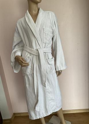 Махровый белый халат/ m/