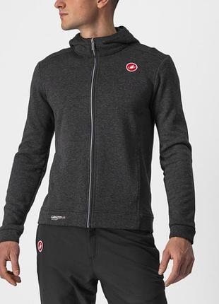 Зипка, худи, кофта, олимпийка castelli cycling milano full zip fleece