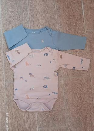 Боди с длинными рукавами, 74 размер