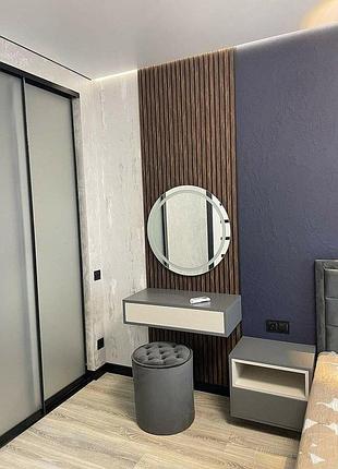 Рейка декоративная ps 2900х120х12мм темный орех sw-00001745