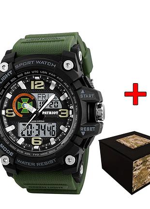 Patriot 012agdps дпс чорні з зеленим + коробка