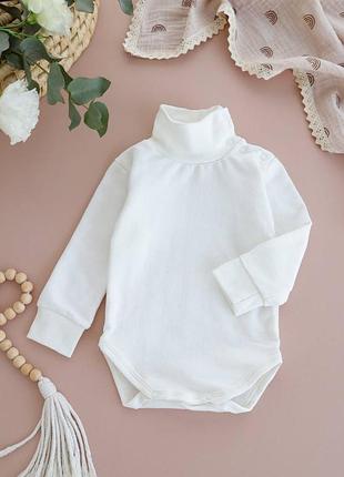 Теплый боди для новорожденных из футера