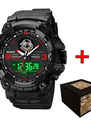 Patriot 001rdsso ссо чорні з червоним + коробка