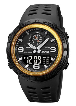 Skmei 1655gdbk gold-black sale