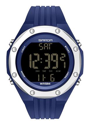 Sanda 6093 blue-silver