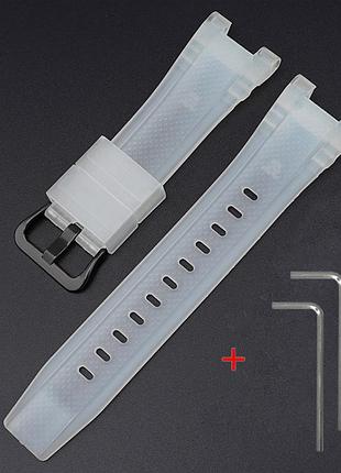 Ремешок для casio g-shock gst-w300 transl bk