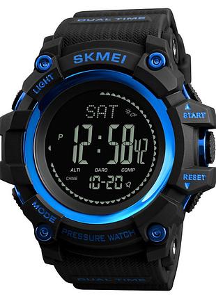 Skmei 1358 black-blue smart watch compass sale