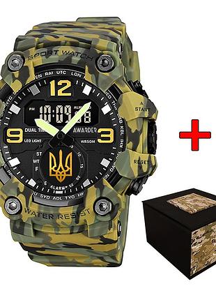 Awarder 003 тризуб золото army green