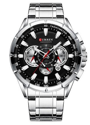 Curren 8363 silver-black
