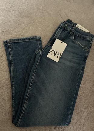 Джинси на підлітка зара стрейч детские джинсы синие