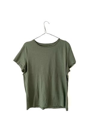 Зелена базовая футболка primark