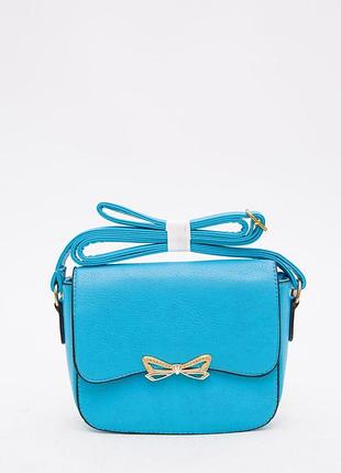 Клатч из кожзама, бирюзового цвета, 167rf-78