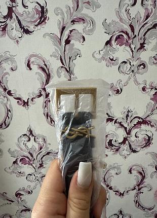 Чорний брендовий ремінь пояс пасок