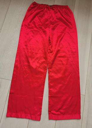 Штаны пижамные атласные