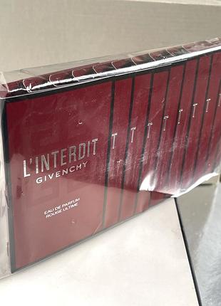 Оригінал. пробники l'interdit eau de parfum rouge ultime від givenchy 10 мл