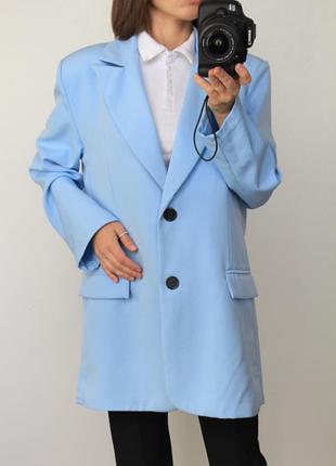 Жіночий блакитний піджак new collection 🩵