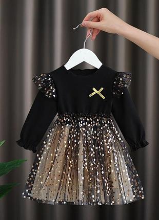 Блестящее платье для девочки
