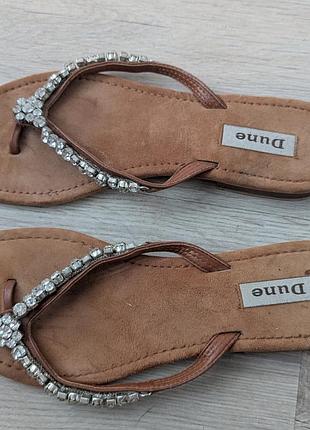 Шлепанцы кожаные dune 40