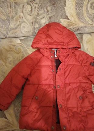 Куртка зимняя, zara 110 см