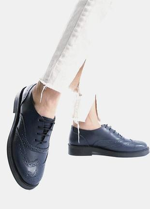 Clarks туфли броги кожа /9508/