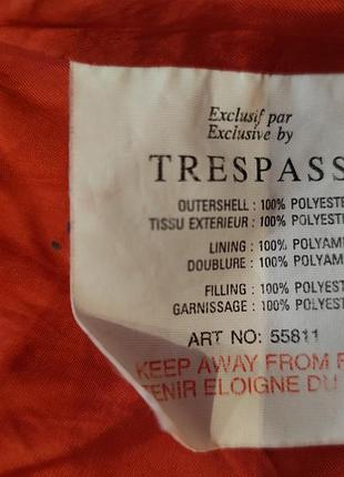Куртка, пуховик куртка trespass на осень. 8
