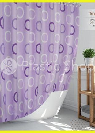 Шторка для ванной комнаты tropic pink circle